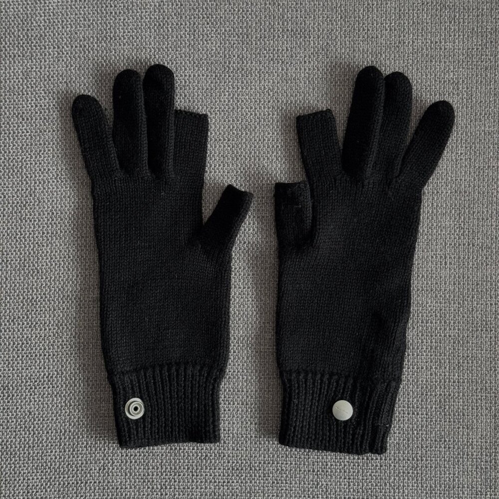 rick owens wool gloves